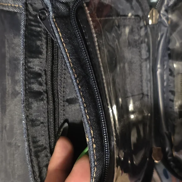 Vintage Y2K MUDD Denim Combo Wallet Mini Crossbody Purse - Picture 8 of 8